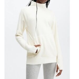 Fabletics Cream Turtleneck Sweater
